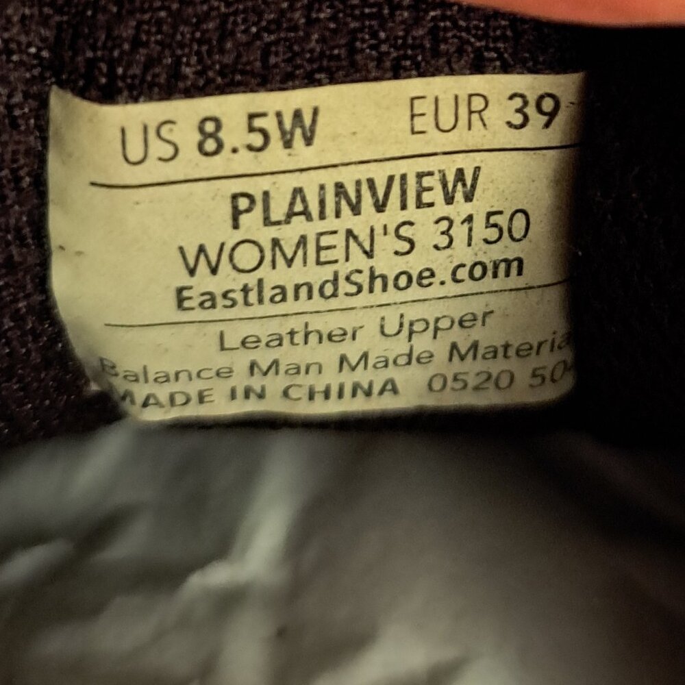 New Without Box Eastland Plainview Leather Women's Oxford Shoes - Picture 2 of 11
